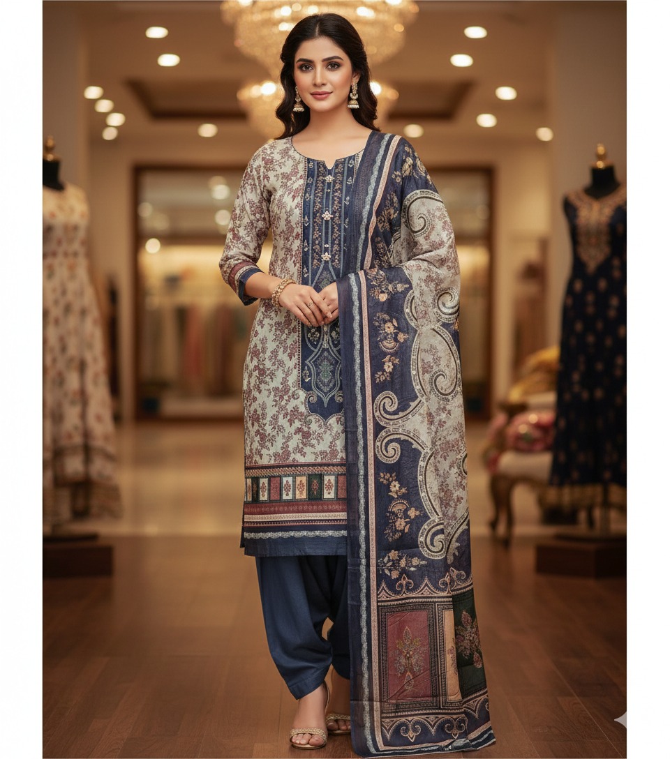 জমজম সুইস লোন প্রিমিয়াম থ্রি পিস(Unstitched)  WhatsApp/IMO: 01716-593156