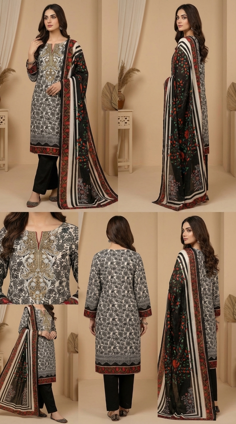 জমজম সুইস লোন প্রিমিয়াম থ্রি পিস(সেলাই বিহীন)_img_1