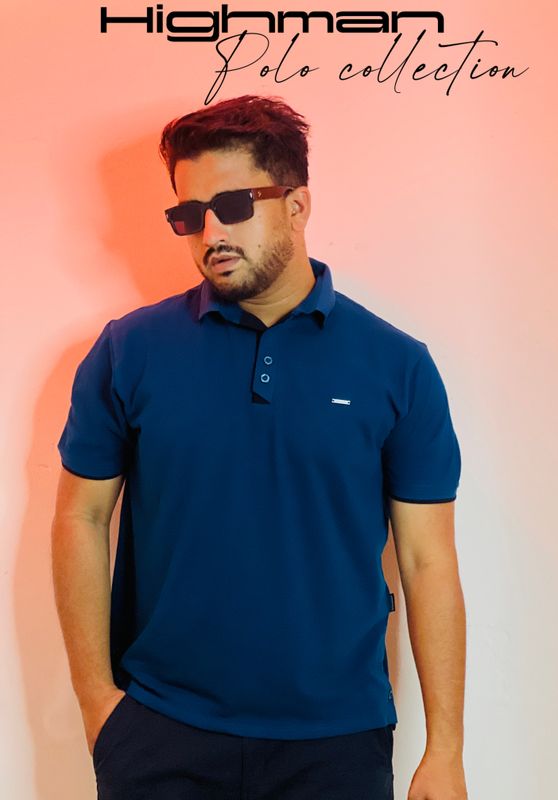 Premium Designer Icon PK Cotton Polo - Sailor Blue