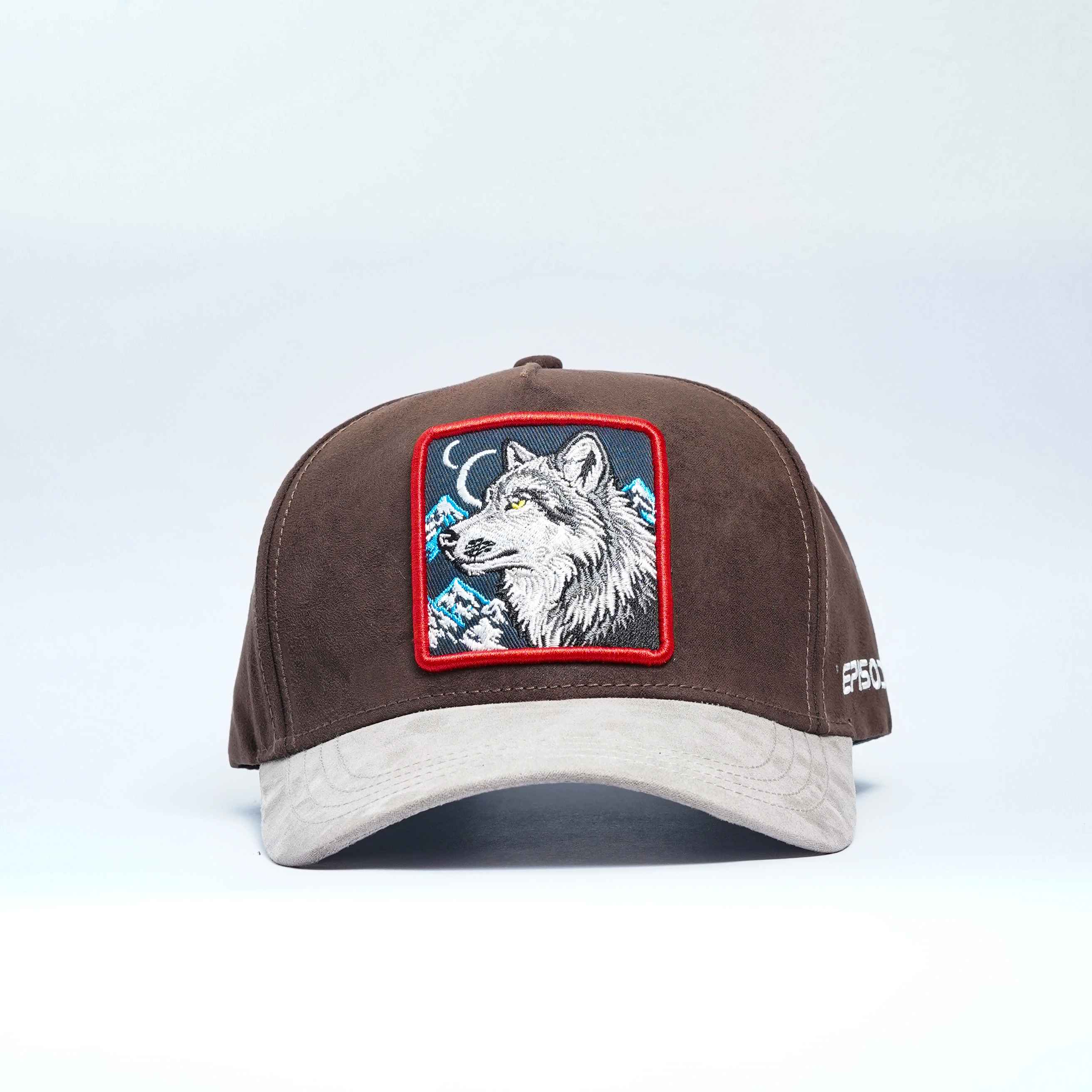 Episodes 'Wolf' High Crown Suede Cap_img_2