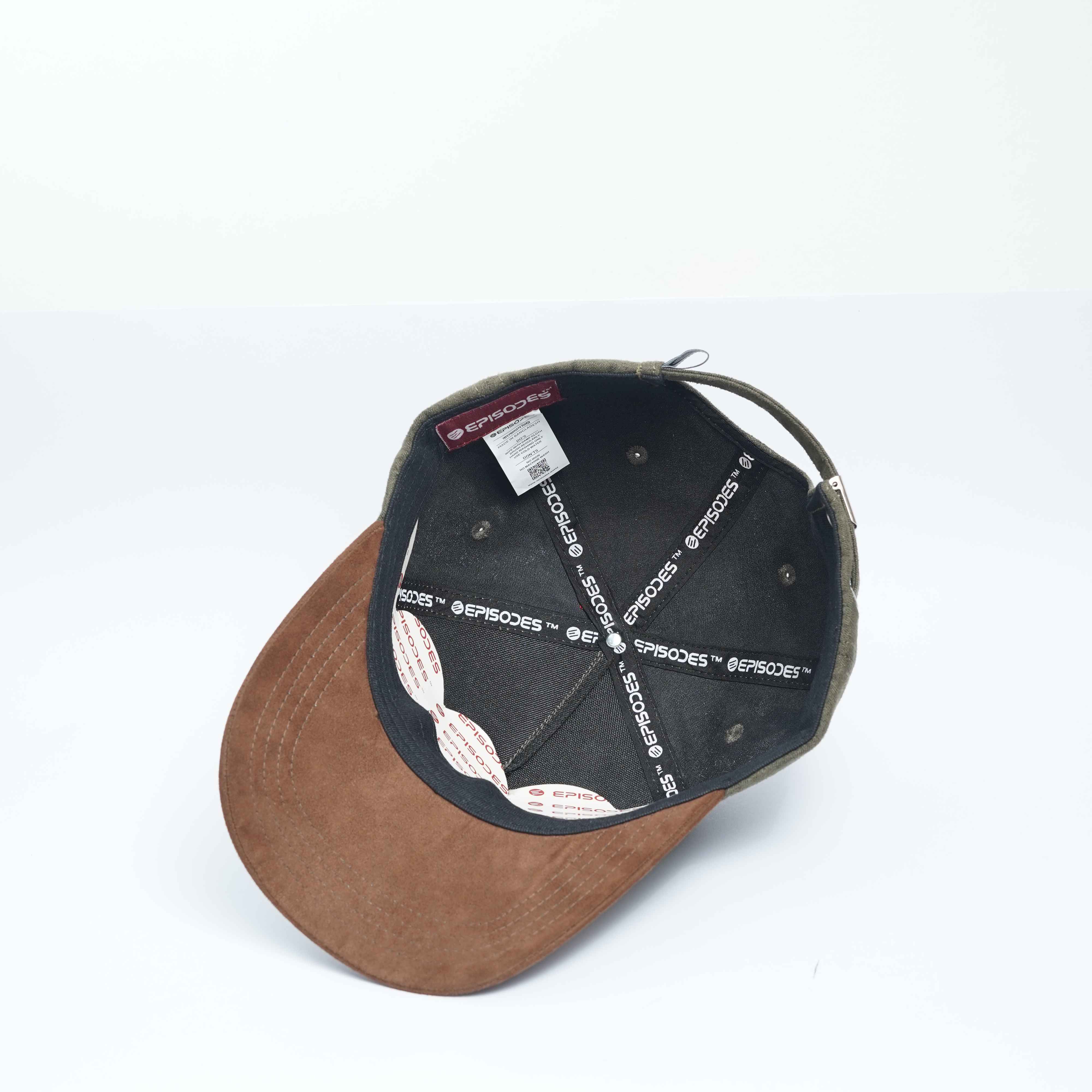 Episodes 'Dragon' High Crown Suede Cap_img_5