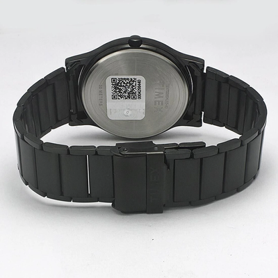 TIMEX Black Dial Stainless Steel Analog Watch_img_4