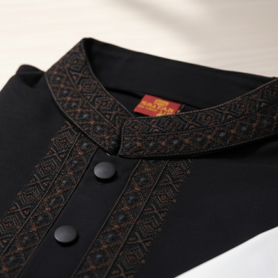 Kids Boy Premium Elegant China Vangchur EID Panjabi with Pant (1 to 7 years)_img_6