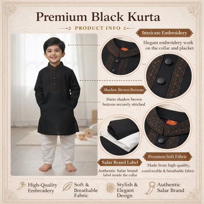 Kids Boy Premium Elegant China Vangchur EID Panjabi with Pant (1 to 7 years)_img_8