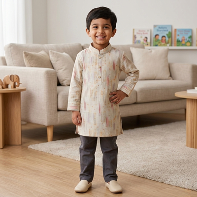 Kids Boy Premium Elegant China Vangchur EID Panjabi (5 to 8 years)_img_2