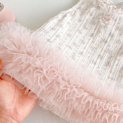 Baby Girl Floral Ruffle Soft Sleeveless Princess Party Dress (0 to 5 years) for yours ANGEL_img_4