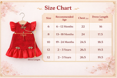 Baby Girl Elegant Traditional Style Red Party Dress (6 months to 3 years) for your ANGEL_img_7