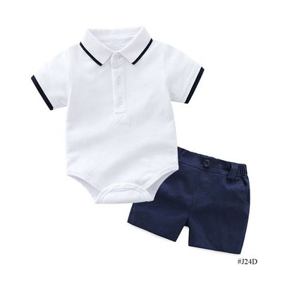 Baby Boy Polo Romper T Shirt with Shorts Pants Set ( 1 to 2 years)_img_3