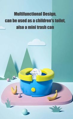 Baby Foldable Travel Potty Seat with 10PCS Garbage Bags & Storage Bag | Portable Toddler Toilet_img_12