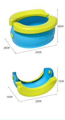 Baby Foldable Travel Potty Seat with 10PCS Garbage Bags & Storage Bag | Portable Toddler Toilet_img_3