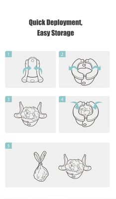 Baby Foldable Travel Potty Seat with 10PCS Garbage Bags & Storage Bag | Portable Toddler Toilet_img_8