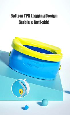 Baby Foldable Travel Potty Seat with 10PCS Garbage Bags & Storage Bag | Portable Toddler Toilet_img_10
