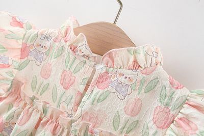 Baby Girl Bunny Soft Cotton Summer Tulip Dress (0–4 Years)_img_9