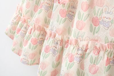 Baby Girl Bunny Soft Cotton Summer Tulip Dress (0–4 Years)_img_6