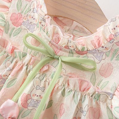 Baby Girl Bunny Soft Cotton Summer Tulip Dress (0–4 Years)_img_3