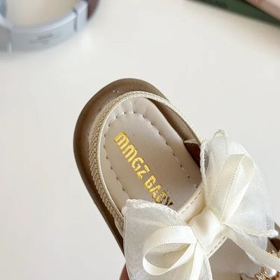 Baby Girl Summer Cute Soft Bow Pearl Sandals (1.5 to 3 years)_img_8