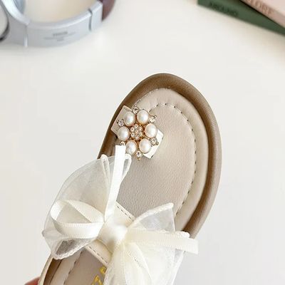 Baby Girl Summer Cute Soft Bow Pearl Sandals (1.5 to 3 years)_img_7