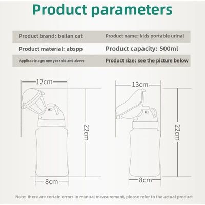 Baby  Portable Urinal Leakproof Kids Travel Outdoor Urine Bottle for Boys & Girls_img_5