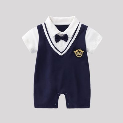 Baby Summer Cotton Bow Tie Romper Dress (0 to 18 months)_img_4