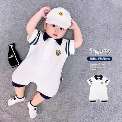Baby Summer Cotton Sailor Romper Dress (0 to 18 months)_img_0