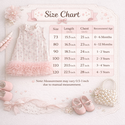 Baby Girl Floral Ruffle Soft Sleeveless Princess Party Dress (0 to 5 years) for yours ANGEL_img_8