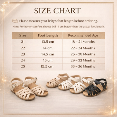 Kids Girls Cross Strap Summer Beach Leather Sandals (1.5 to 3 years)_img_10