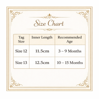 Baby Girl Princess Crown Anti-Slip Sole Party Shoe (0 to 10 months) for ANGEL_img_3