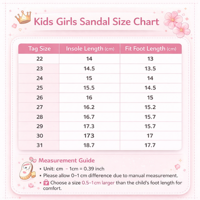 Kids Girls Flower Princess Sandal – Soft Comfortable Party Shoes for Baby Girls (1.5_img_2