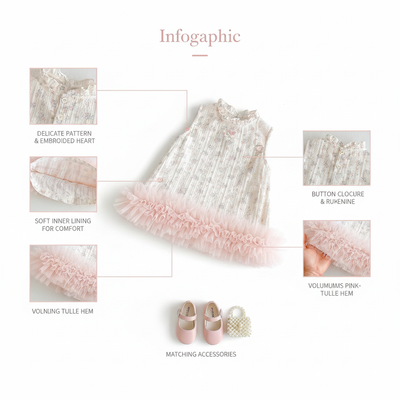 Baby Girl Floral Ruffle Soft Sleeveless Princess Party Dress (0 to 5 years) for yours ANGEL_img_7