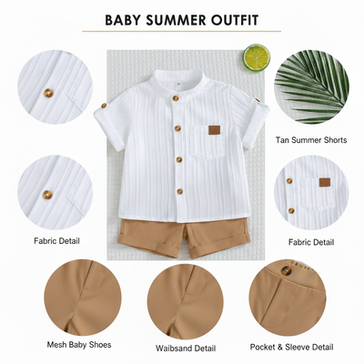 Baby Boys Summer Stylish Shirt & Shorts Set (3 to 24 months) for your ANGEL_img_8