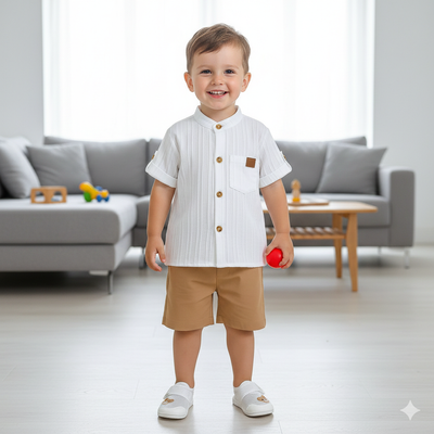 Baby Boys Summer Stylish Shirt & Shorts Set (3 to 24 months) for your ANGEL_img_2