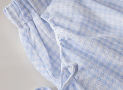 Baby Girl Bunny Print Top & Blue Check Shorts Set (1 to 6 years) for yours ANGEL_img_8