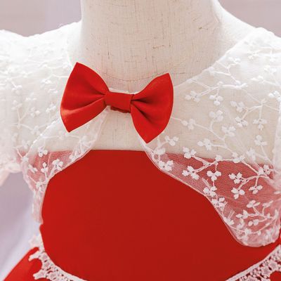 Kids Girls Luxury Red Princess Party Dress (6 months to 3 years) for your ANGEL_img_5