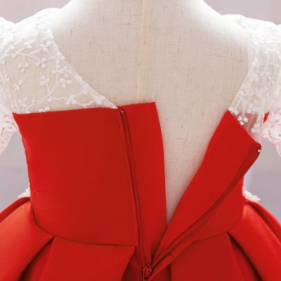 Kids Girls Luxury Red Princess Party Dress (6 months to 3 years) for your ANGEL_img_8