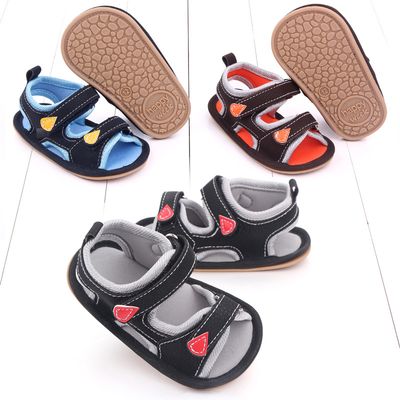 Baby Boys Summer Sandals | Soft Anti-Slip Toddler Shoes with Velcro Strap (6 to 18 months)_img_0