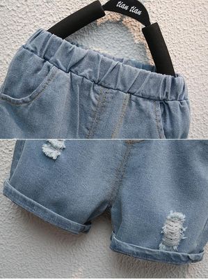 Baby Boy Stylish Polo T-Shirt & Denim Shorts Summer Set (6 Months – 3 Years)_img_8