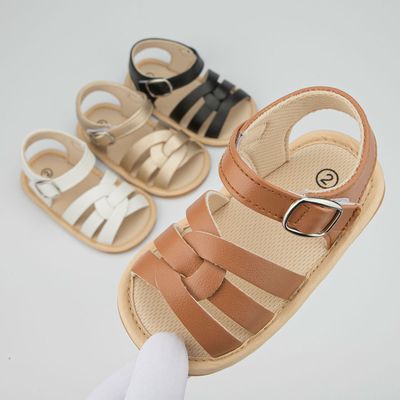 Baby Summer Crossed Sandals – Soft Sole Anti-Slip Toddler Shoes (0-18 Months)_img_0