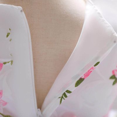 Kids Girls Floral Printed Princess Sleeveless Tulle Party Dress (2 to 6 years)_img_7