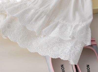 Baby Girls Princess Blue Top with White Lace Skirt Dress (6 months to 6 years)_img_7