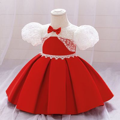 Kids Girls Luxury Red Princess Party Dress (6 months to 3 years) for your ANGEL_img_3