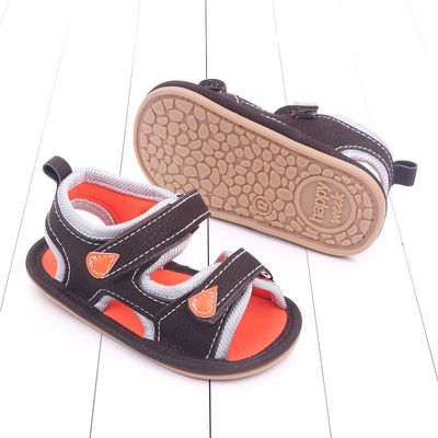 Baby Boys Summer Sandals | Soft Anti-Slip Toddler Shoes with Velcro Strap (6 to 18 months)_img_1