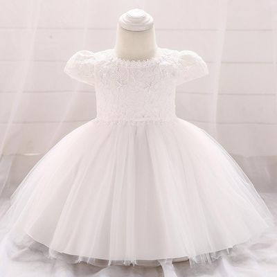 Kids Girls Lace Tulle Elegant Princess Party Dress ( 6 to 24 months)_img_4
