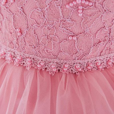 Kids Girls Lace Tulle Elegant Princess Party Dress ( 6 to 24 months)_img_9