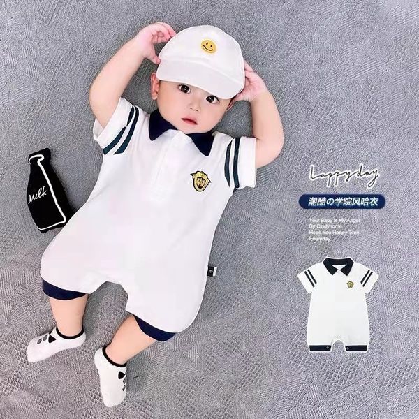 Baby Summer Cotton Sailor Romper Dress (0 to 18 months)