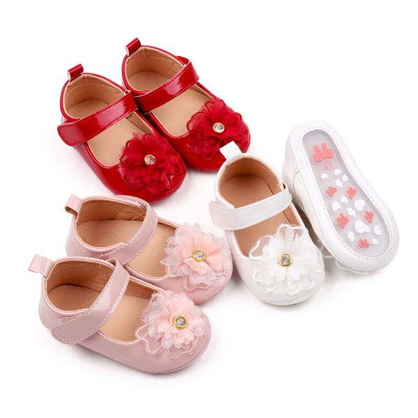 Baby Girl Flower Soft Comfortable Anti-Slip Party Shoe (0 to 15 months) for ANGEL