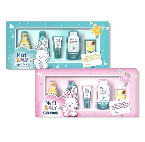 Meril Baby Gift Pack (Assorted Colour) - 1 Packet