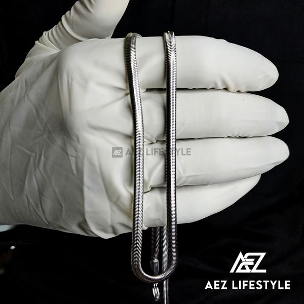 4mm Snake Neck Chain (Silver Edition)