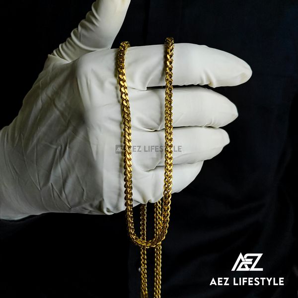 3.5mm Franco Cuban Neck Chain Golden Edition