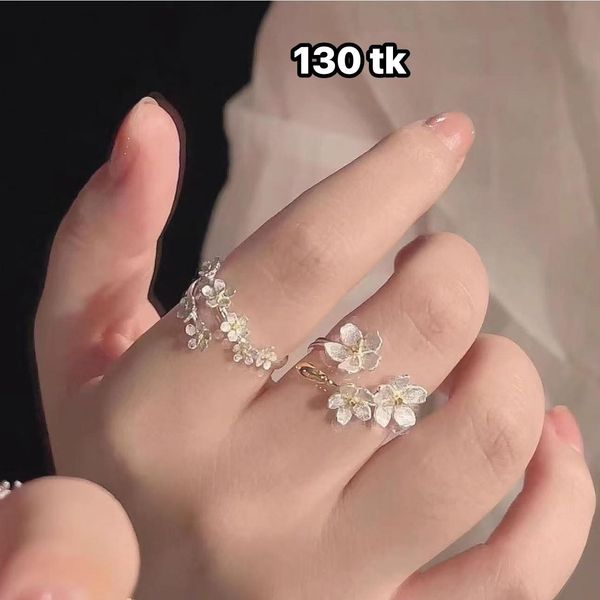 NS4746-Flower Finger ring set