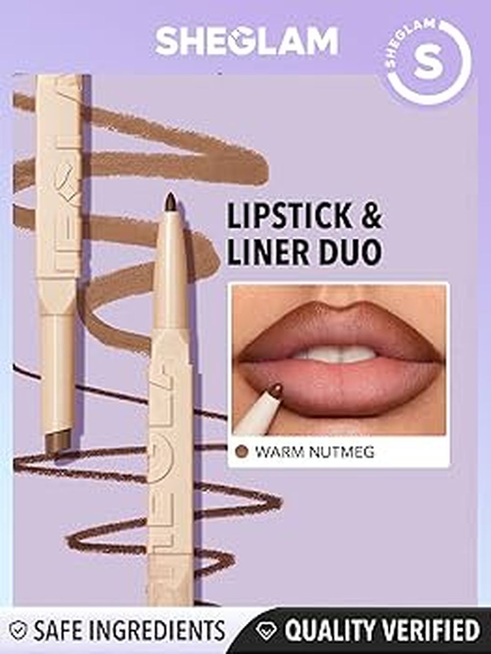 SHEGLAM GLAM 101 Lipstick & Liner Duo_img_1